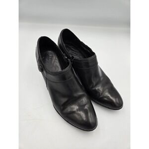 Born Leather Ankle Boots Women's Size‎ 9 Black Booties